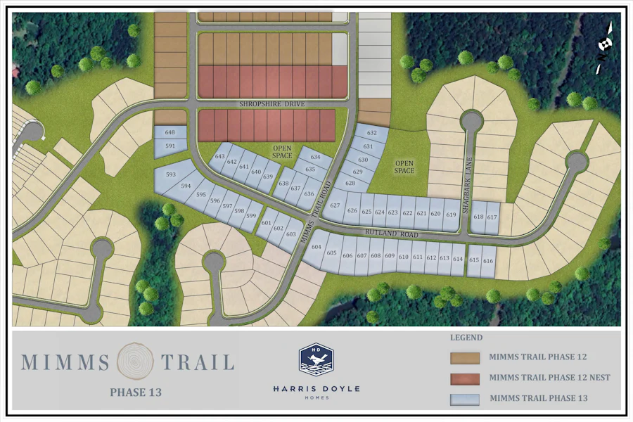 Site Plan for Mimms Trail