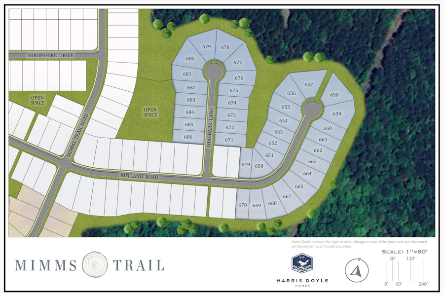Site Plan for Mimms Trail