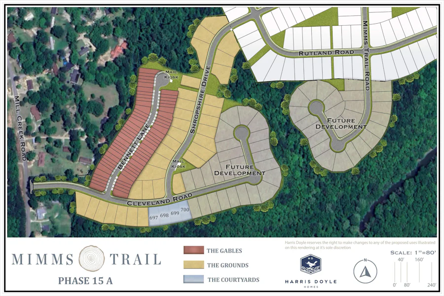 Site Plan for Mimms Trail