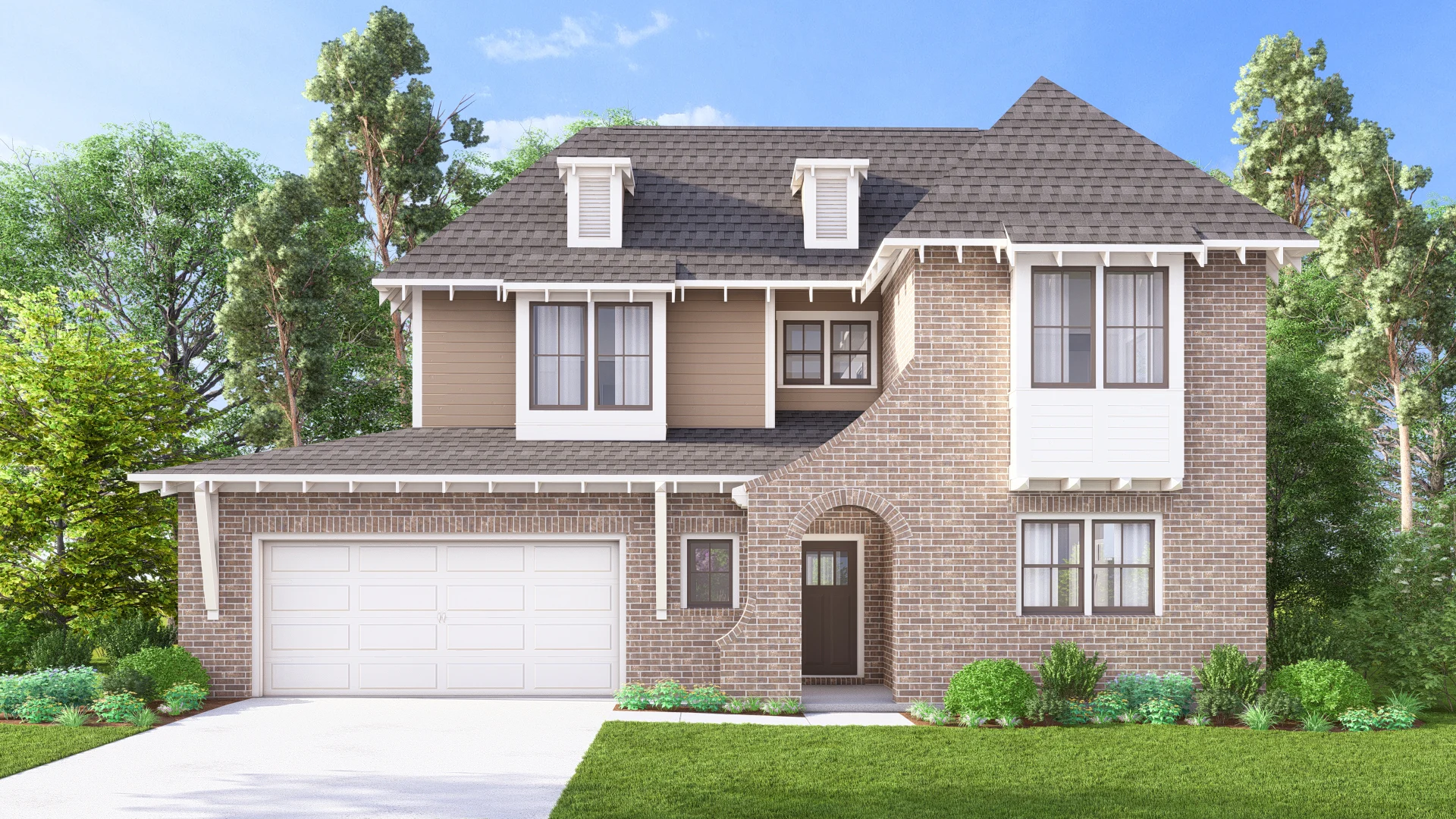 Elevation C Front Clermont Load