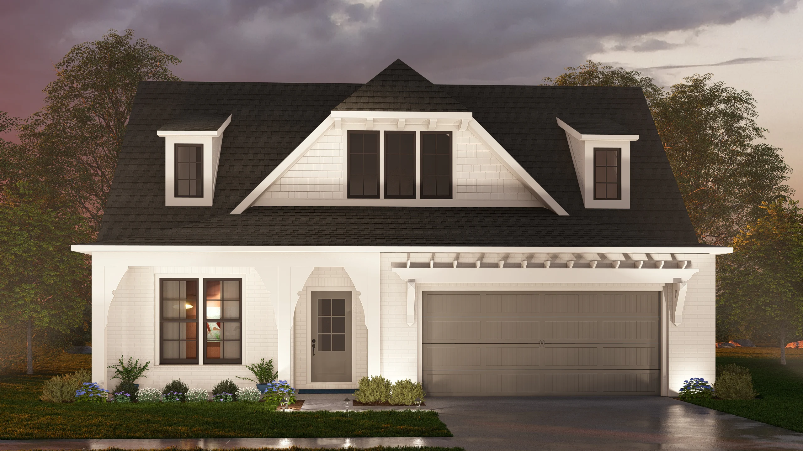 Keystone Elevation B (Front Load)