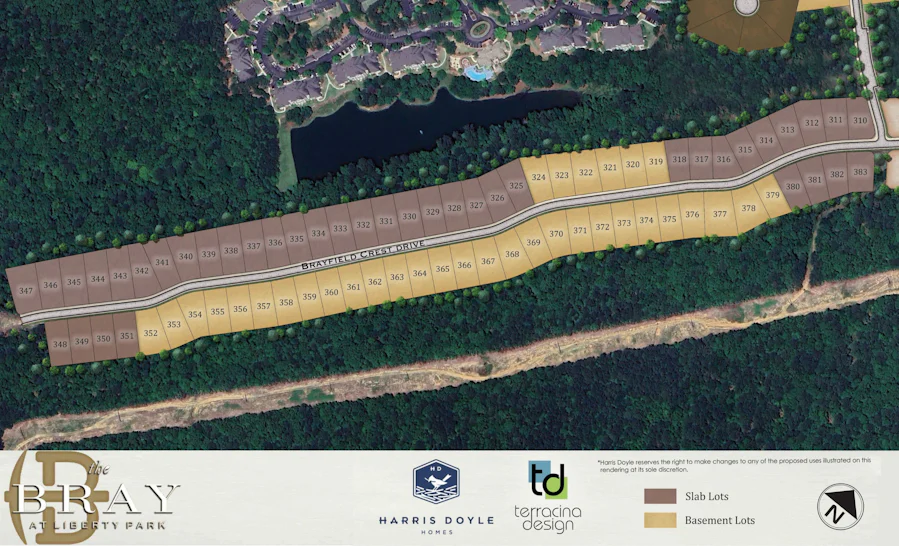 Site Plan for The Bray at Liberty Park
