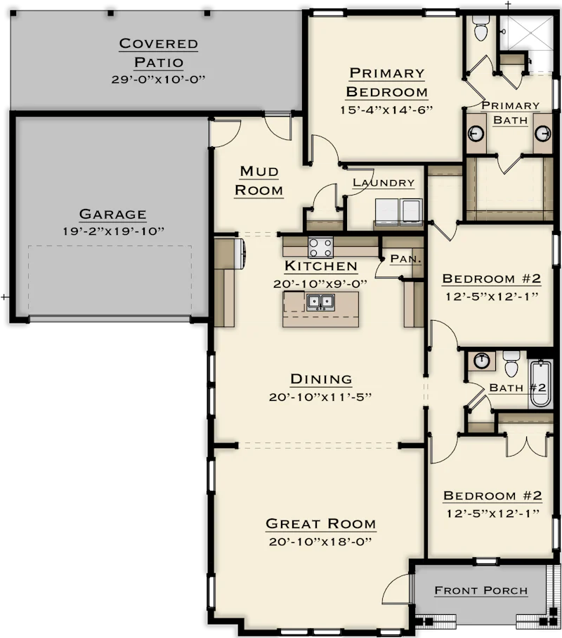 Bedford Floorplan 1