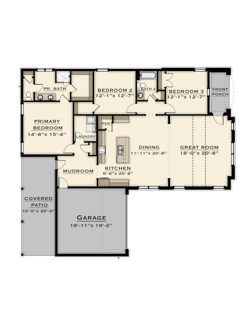 Bedford Floorplan 1