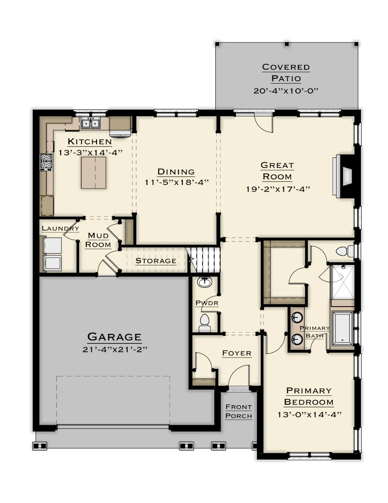 Clarence Floorplan 1
