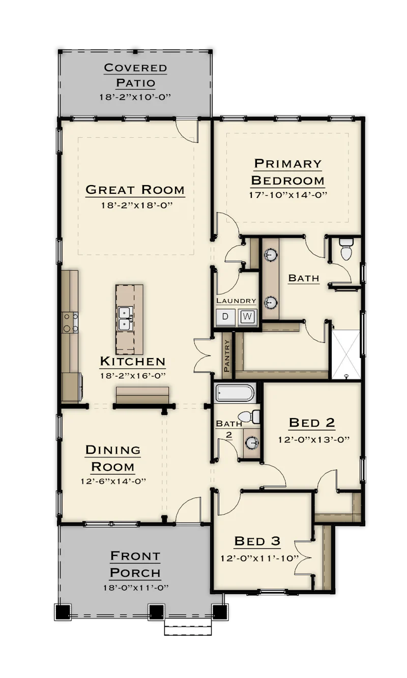 Hillsboro Floorplan 1