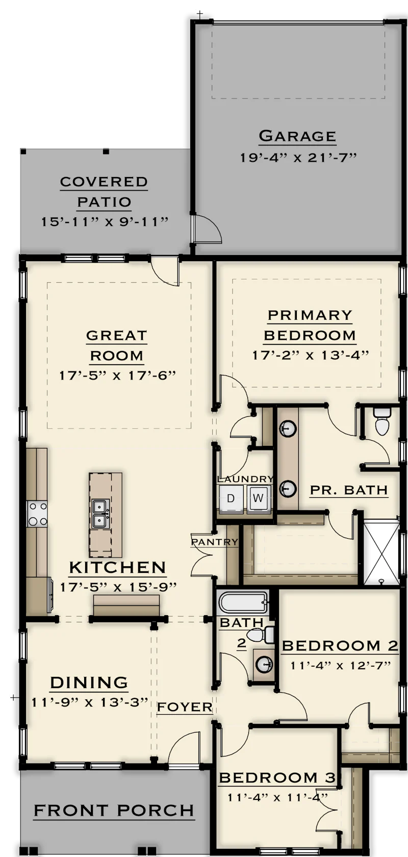 Hillsboro Floorplan 1