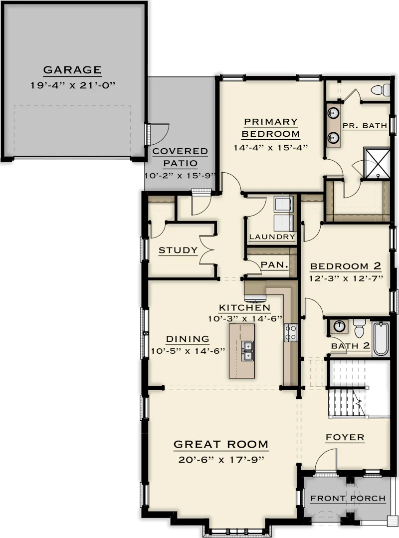 Jefferson Floorplan 1