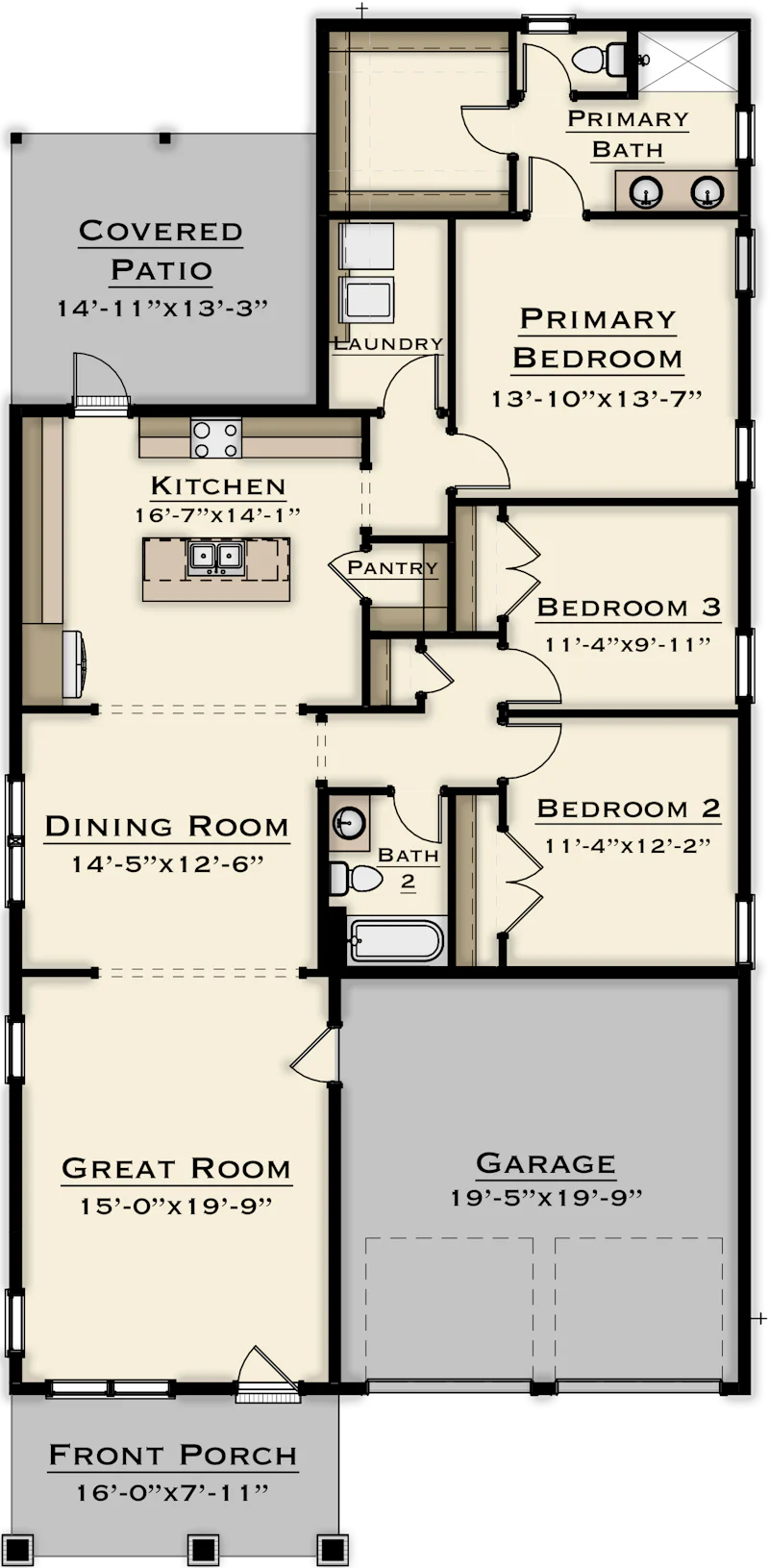 Sawgrass Floorplan 1