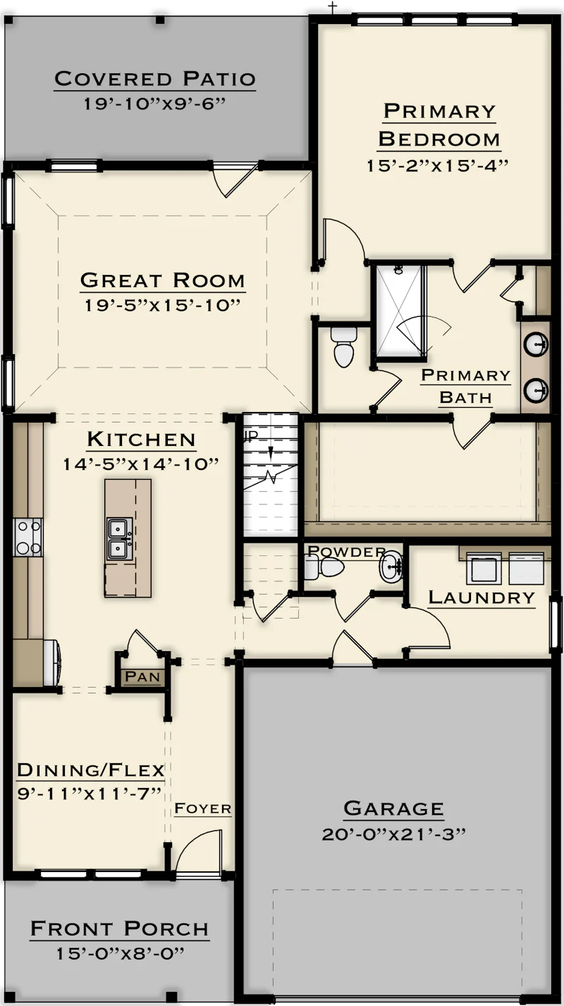 Preston Floorplan 1