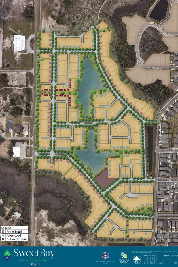 Site Plan for SweetBay