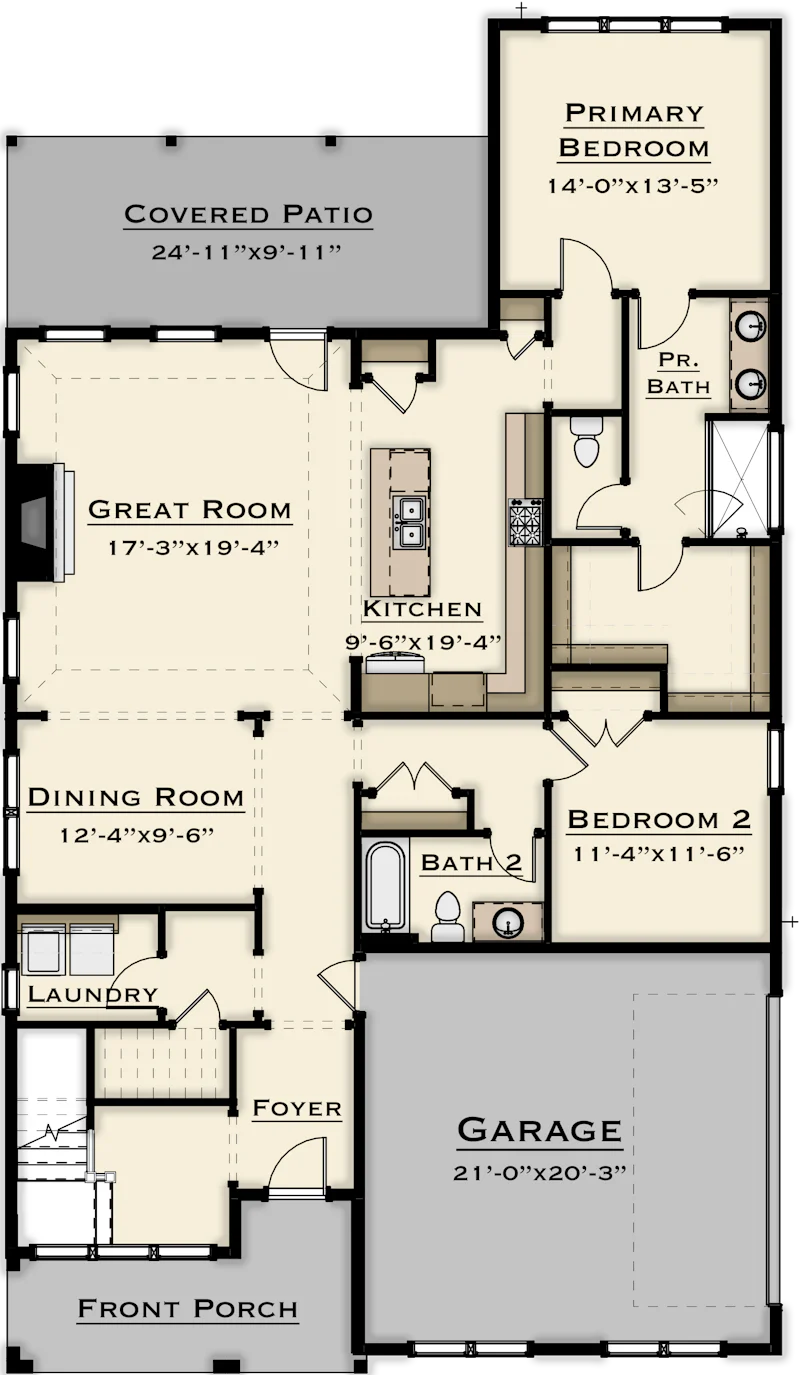 Azalea Floorplan 1