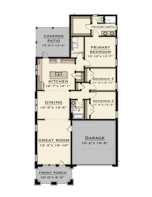 Sawgrass Floorplan 1