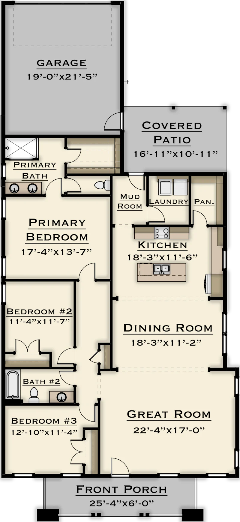 Foxglove Floorplan 1
