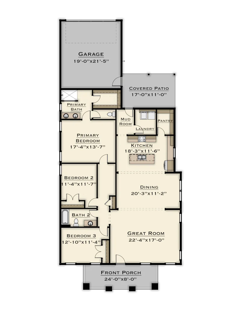 Foxglove Floorplan 1