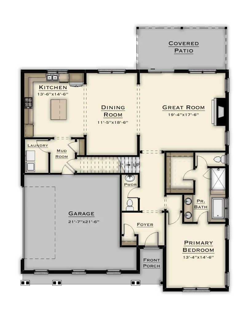 Clarence Floorplan 1